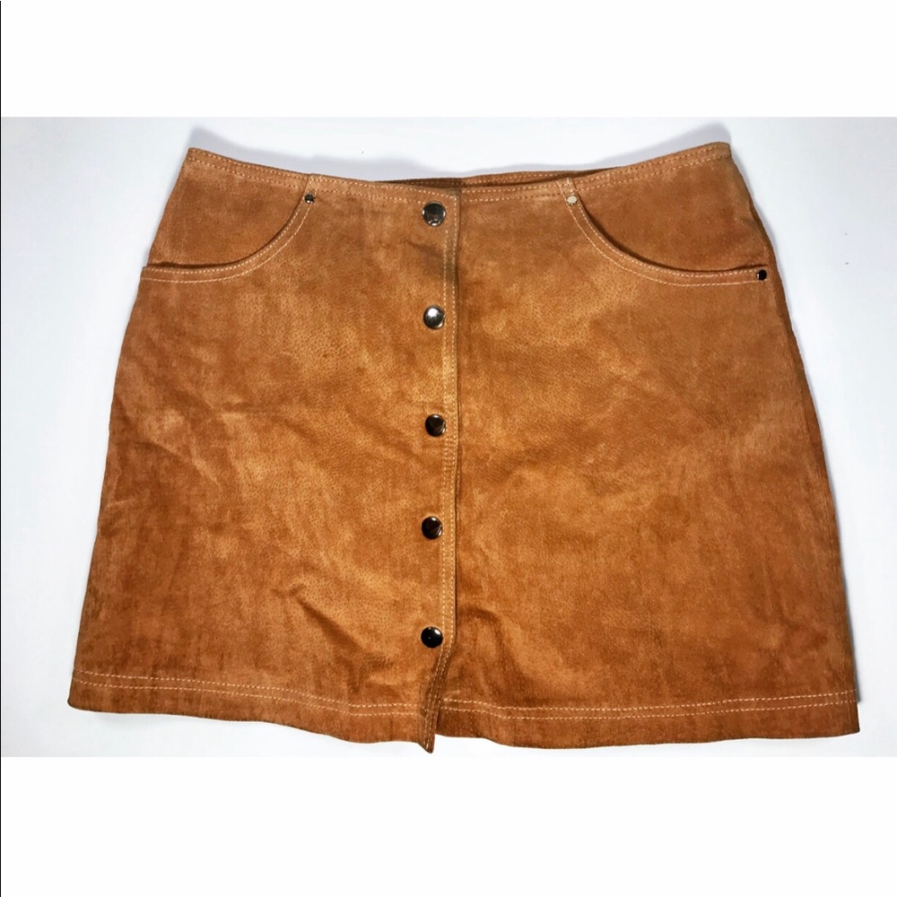 Forever 21 Vegan Suede Skirt